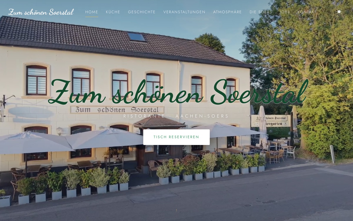 Startseite von Zum schönen Soerstal mit Küche, Veranstaltungen und Reservierung